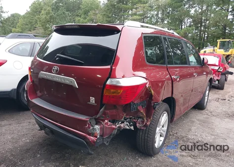 2010 Toyota Highlander Limited V6 z USA, uszkodzony, nr VIN 5TDDK3EH1AS008022